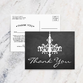 チャンデリアエレガントシャルボードズ結婚コレクション ポストカード