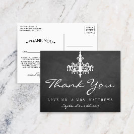 チャンデリアエレガントシャルボードズ結婚コレクション ポストカード