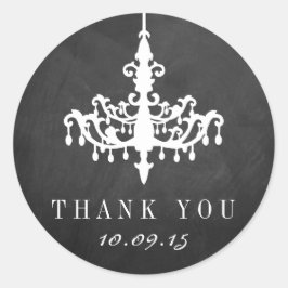 チャンデリアエレガントシャルボードズ結婚コレクション ラウンドシール