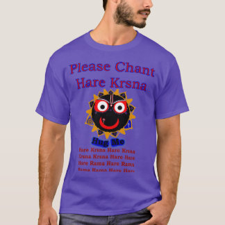 チャントHare Krsna Jagannath Hug me Tシャツ