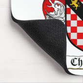 チャンドラー家紋-チャンドラー紋章付き外衣 マウスパッド (コーナー)