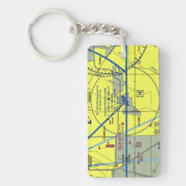チャンドラー市空港図/タクシー図 キーホルダー