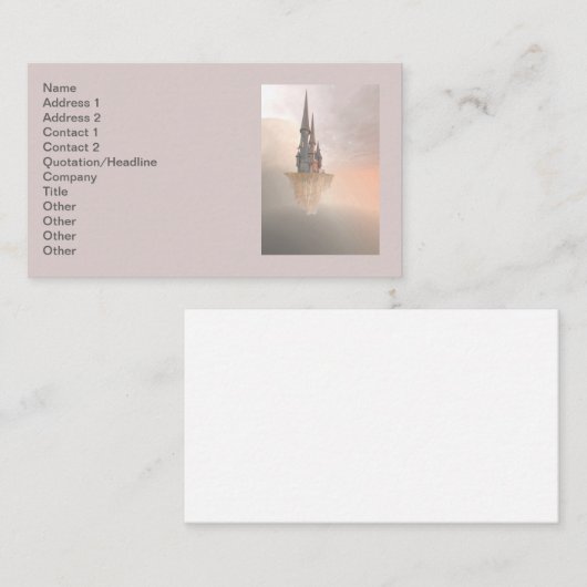 チャンドラ 名刺 (正面/裏面)