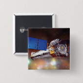 チャンドラX線天文台 缶バッジ (正面&裏面)