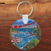 チャンネルのキーチェーンが大好き キーホルダー (正面)