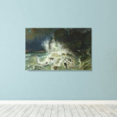 チャンネルのグランヴィル地点からのブレイクers キャンバスプリント (インサイチュ (ウッドフロア))