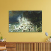 チャンネルのグランヴィル地点からのブレイクers キャンバスプリント (インサイチュ (リビング))