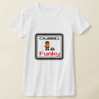 チャンネルファンキー – ピクセルアート Tシャツ
