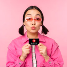 チャンネル名YOU TUBERロゴQRコード白黒