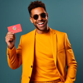 チャンネル名YOUTUBERロゴQRコードサンゴ 名刺