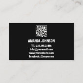 チャンネル名YOUTUBER SUSCRIBE RAINBOW 名刺 (裏面)