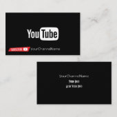 チャンネル広告カード 名刺 (正面/裏面)