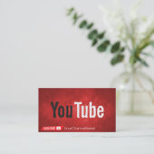 チャンネル広告カード 名刺 (スタンド正面)