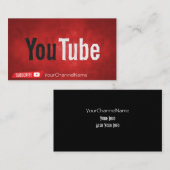 チャンネル広告カード 名刺 (正面/裏面)