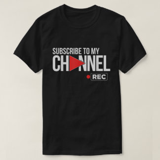 チャンネル登録ボタンTシャツ Tシャツ