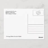 チャンネル請求済みトゥーカン、トリニダード・ポストカード ポストカード (裏面)