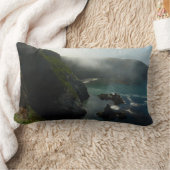 チャンネル諸島で霧が強いアナカパ島 ランバークッション (ブランケット)