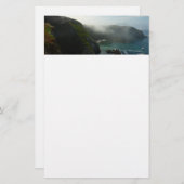 チャンネル諸島で霧が強いアナカパ島 便箋 (正面/裏面)