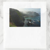 チャンネル諸島で霧が強いアナカパ島 長方形シール (バッグ)