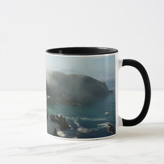 チャンネル諸島のアナカパ島の霧 マグカップ (右)