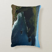 チャンネル諸島のサンタクルーズ島から眺める アクセントクッション (裏面(縦))