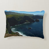 チャンネル諸島のサンタクルーズ島から眺める アクセントクッション (裏面)