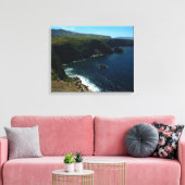 チャンネル諸島のサンタクルーズ島から眺める キャンバスプリント (インサイチュ (リビング))