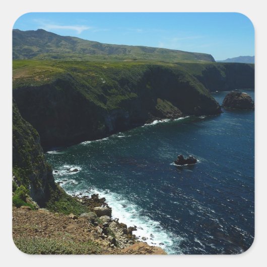 チャンネル諸島のサンタクルーズ島から眺める スクエアシール (正面)