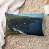 チャンネル諸島のサンタクルーズ島から眺める ランバークッション (ブランケット)