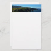 チャンネル諸島のサンタクルーズ島から眺める 便箋 (正面/裏面)