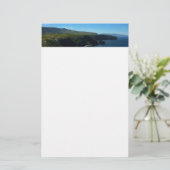 チャンネル諸島のサンタクルーズ島から眺める 便箋 (スタンド正面)