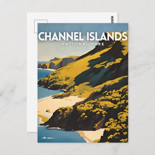 チャンネル諸島国立公園の旅行 ポストカード (正面/裏面)