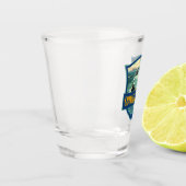 チャンネル諸島国立公園イラストレーション旅行 ショットグラス (左)