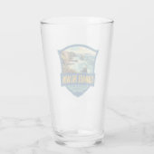 チャンネル諸島国立公園イラストレーション旅行 タンブラーグラス (裏面)