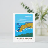 チャンネル諸島国立公園カリフォルニアトラベル ポストカード (スタンド正面)