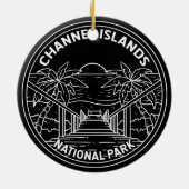 チャンネル諸島国立公園カリフォルニアモノリン セラミックオーナメント (裏面)