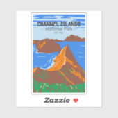 チャンネル諸島国立公園カリフォルニアヴィンテージ シール (シート)