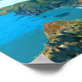 チャンネル諸島国立公園カリフォルニアヴィンテージ ポスター (角)