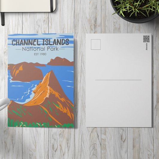 チャンネル諸島国立公園カリフォルニアヴィンテージ ポストカード