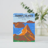 チャンネル諸島国立公園カリフォルニアヴィンテージ ポストカード (スタンド正面)