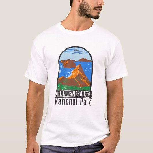 チャンネル諸島国立公園カリフォルニアヴィンテージ Tシャツ (正面)