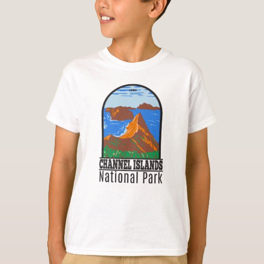 チャンネル諸島国立公園カリフォルニアヴィンテージT Tシャツ (正面)