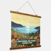 チャンネル諸島国立公園カリフォルニア州の密輸業者 吊り下げ型タペストリー (傾斜あり)