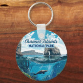 チャンネル諸島国立公園カリフォルニア海 キーホルダー (正面)