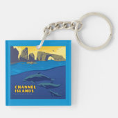 チャンネル諸島国立公園ドルフィンズ キーホルダー (裏面)