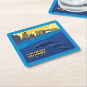 チャンネル諸島国立公園ドルフィンズ スクエアペーパーコースター (アングル)