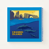 チャンネル諸島国立公園ドルフィンズ ノートブック (裏面)