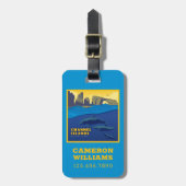 チャンネル諸島国立公園ドルフィンズ ラゲッジタグ (正面縦)