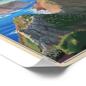 チャンネル諸島国立公園リトーのアートポスター ポスター (角)