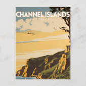 チャンネル諸島国立公園ヴィンテージ旅行 ポストカード (正面)